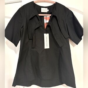Fabiana Pigna Black Anita Blouse- Size XS